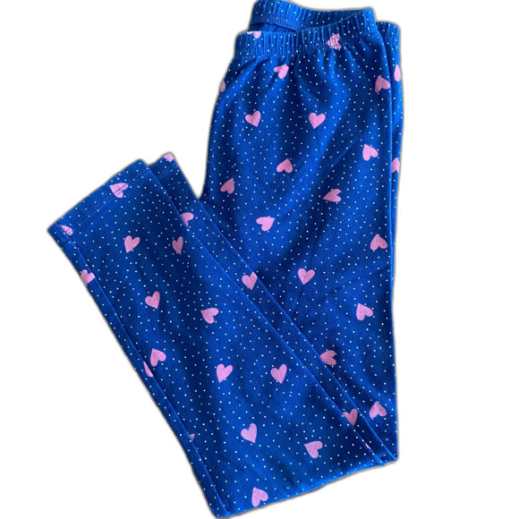 Jumping Beans Blue Heart Print Leggings Girls' 8 - Picture 1 of 8